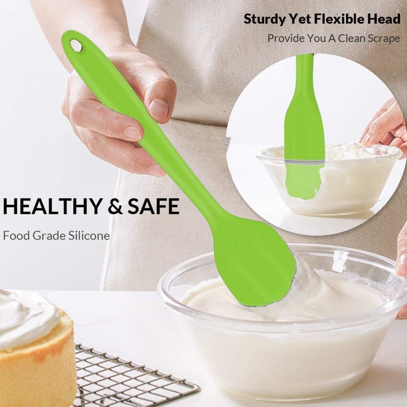 Ramkuwar Spatula Set 5pcs 446F Heat Resistant Baking Spatula and Basting Brush Heat Resistant and Non Stick Cookware Cooking - Image 4