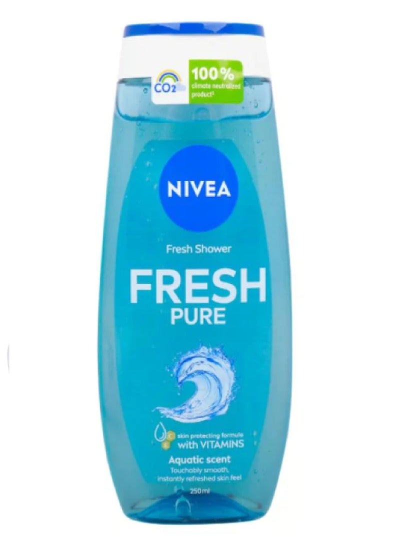 NIVEA FRESH PURE SHOWER GEL 250ML