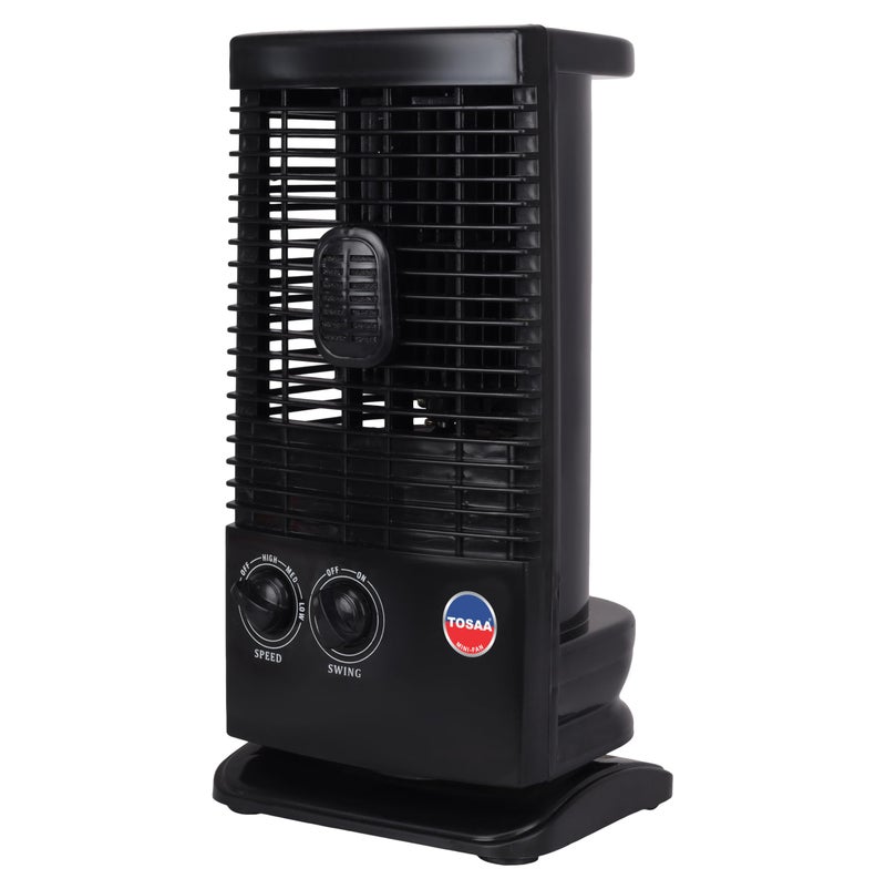 Tosaa Tower Fan Mini-Multipurpose Portable Oscillating Fan-3 speeds,Portable Desktop Fan (Black Tower Fan) - Image 4