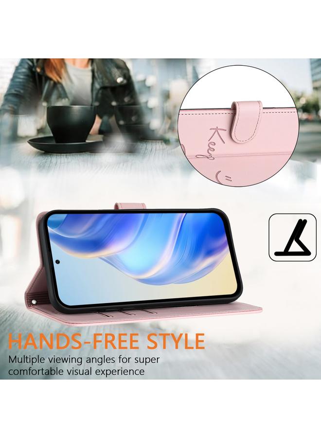 زبون جراب هاتف Honor X9b 5G Global Smile Embossing RFID من الجلد - Image 5