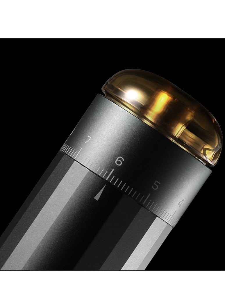 زيروهيرو مطحنة القهوة اليدوية ZEROHERO Z5 بوظائف مزدوجة، 100 إعداد للطحن، شفرات تيتانيوم CNC، جسم من سبائك الألومنيوم – مثالية للإسبريسو والصب اليدوي، سعة 20 غرام – متوفرة باللون الرمادي - Image 2