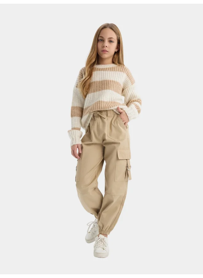 DeFacto DeFacto Kids Beige Cargo Regular Fit Pant