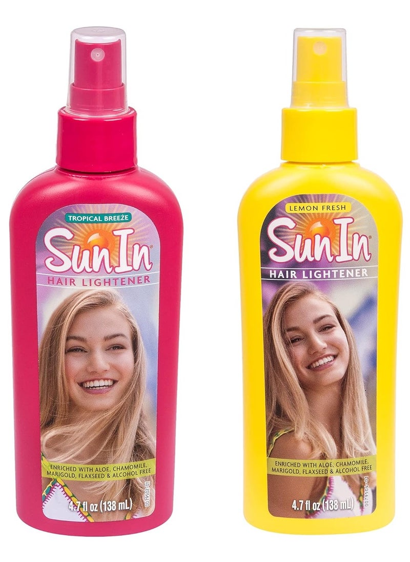 Sun In - Sun-in Sun In Hair Lightener, Tropical Breeze & Lemon Fresh Combo - Packaging may vary - Image 1