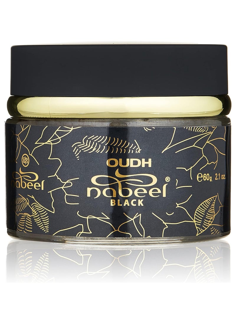 Nabeel Nabeel Perfumes Oudh Black Incense Solid Perfume For Unisex, 60 gm  - Image 1