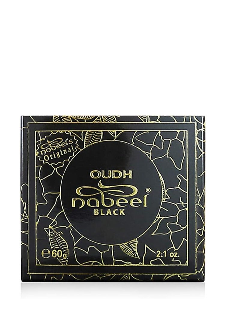 Nabeel Nabeel Perfumes Oudh Black Incense Solid Perfume For Unisex, 60 gm  - Image 2