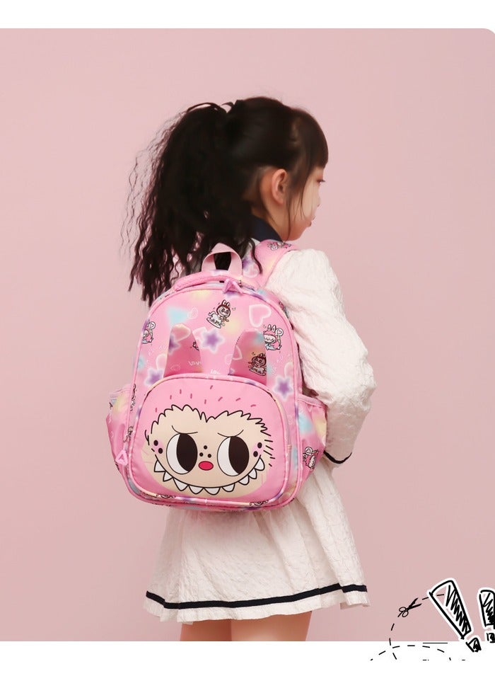 LABUBU Labubu cartoon elementary school student backpack Bubble Matt cute light and heavy-duty large-capacity children's backpack - Image 2