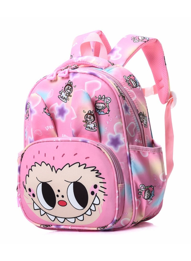 LABUBU Labubu cartoon elementary school student backpack Bubble Matt cute light and heavy-duty large-capacity children's backpack - Image 3