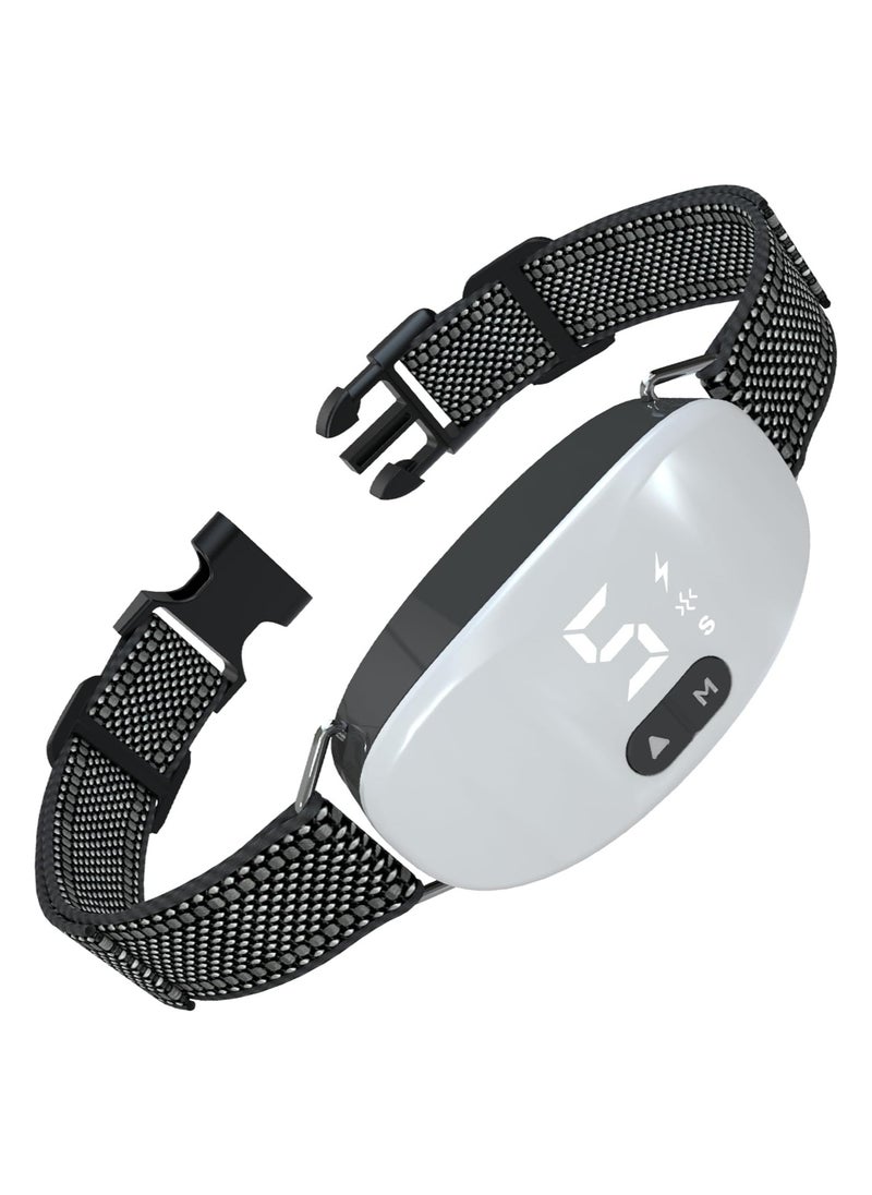 SYOSI - Dog Bark Collar, Automatic Anti Barking Collar with 8 Adjustable Sensitivity, Smart Collar, Effective 0-8 Levels of Vibration Shock Beep Modes, for Medium Large Dogs, Waterproof and Rechargeable - Image 1