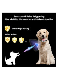 SYOSI Dog Bark Collar, Automatic Anti Barking Collar with 8 Adjustable Sensitivity, Smart Collar, Effective 0-8 Levels of Vibration Shock Beep Modes, for Medium Large Dogs, Waterproof and Rechargeable  - Image 3