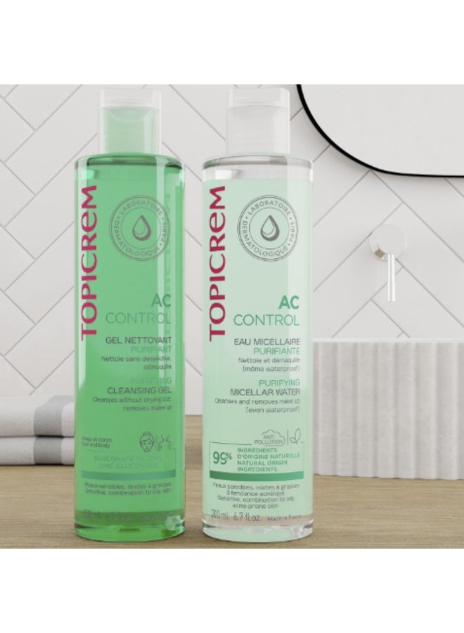 Topicrem Ac Purifying Cleansing Gel 400ml - Image 2
