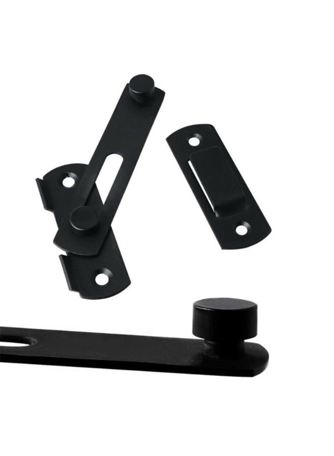2 Pack Gate Lock Latch Flip Lock Window Cabinet Lock Safety Door Bolt Latch for Home Garden Garage(4 inch)   ﻿ - Image 5