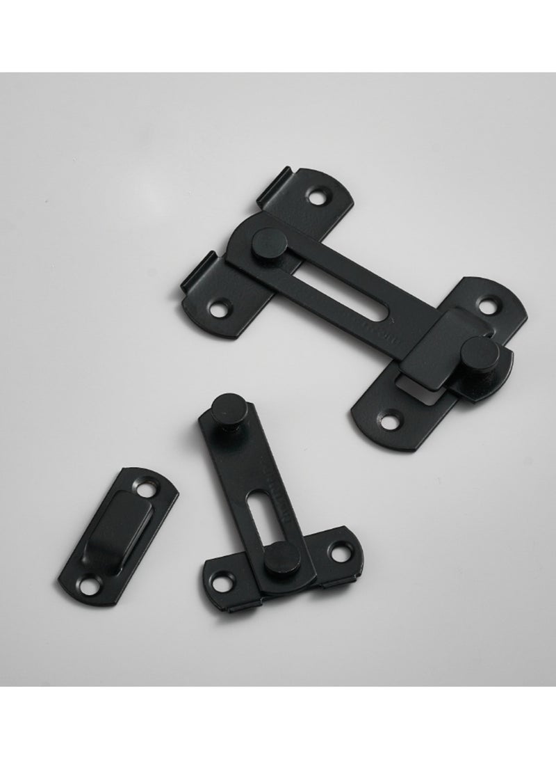 2 Pack Gate Lock Latch Flip Lock Window Cabinet Lock Safety Door Bolt Latch for Home Garden Garage(4 inch)   ﻿ - Image 4