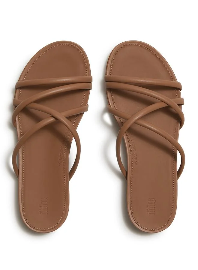 Fitflop GRACIE PRETTY STRAPPY SLIDE - LEATHER