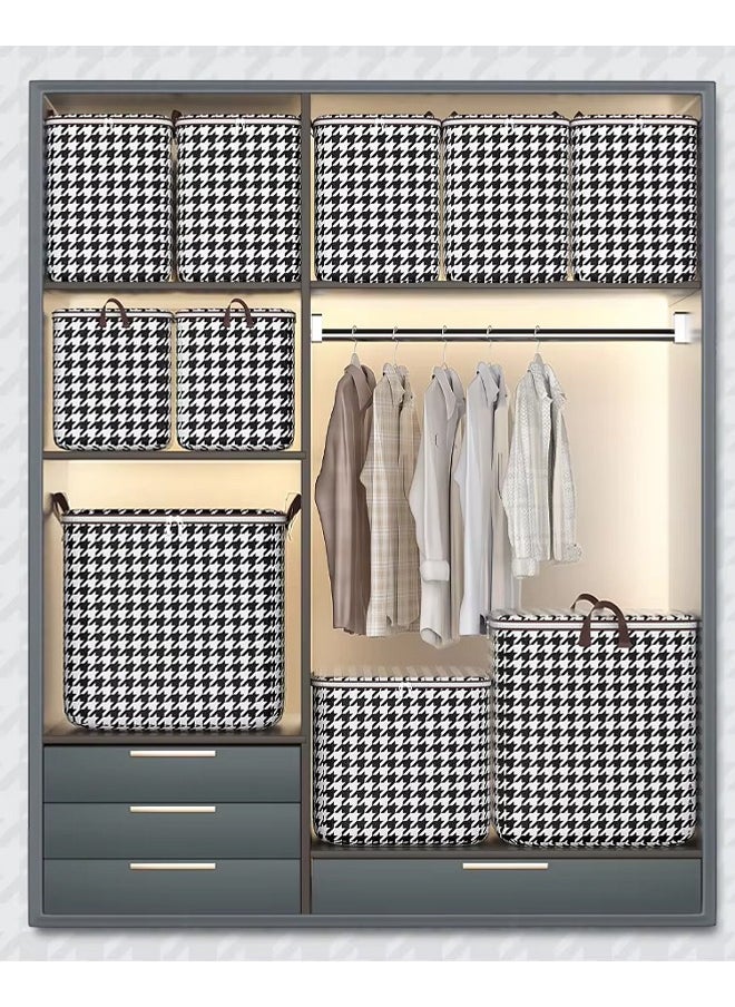 Generic Clothes Storage Box,Storage Bins Organizer with Handle,Capacity Storage Bag for quilts blankets bedding, Closet Organizers Storage Containers with Durable Handle/Zipper,Washable Cube Storage Bin for Clothes Wardrobe Home Bedroom Office  - Image 5