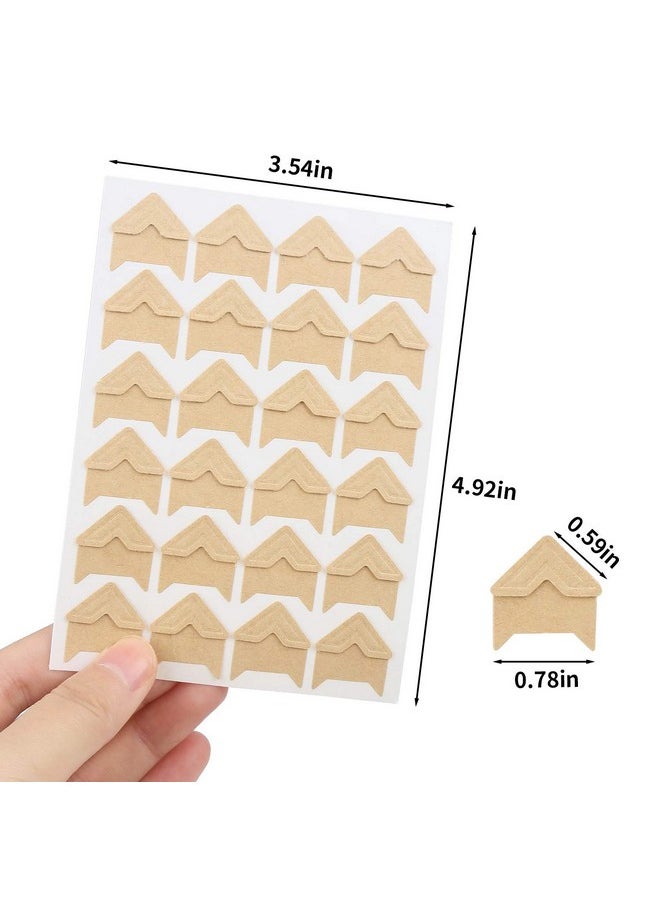 DERAYEE 12 Sheets Photo Corner Stickers 6 Colors Self Adhesive Photo Mounting Corners For Scrapbooking Photo Album Diary Diy Craft  - Image 2