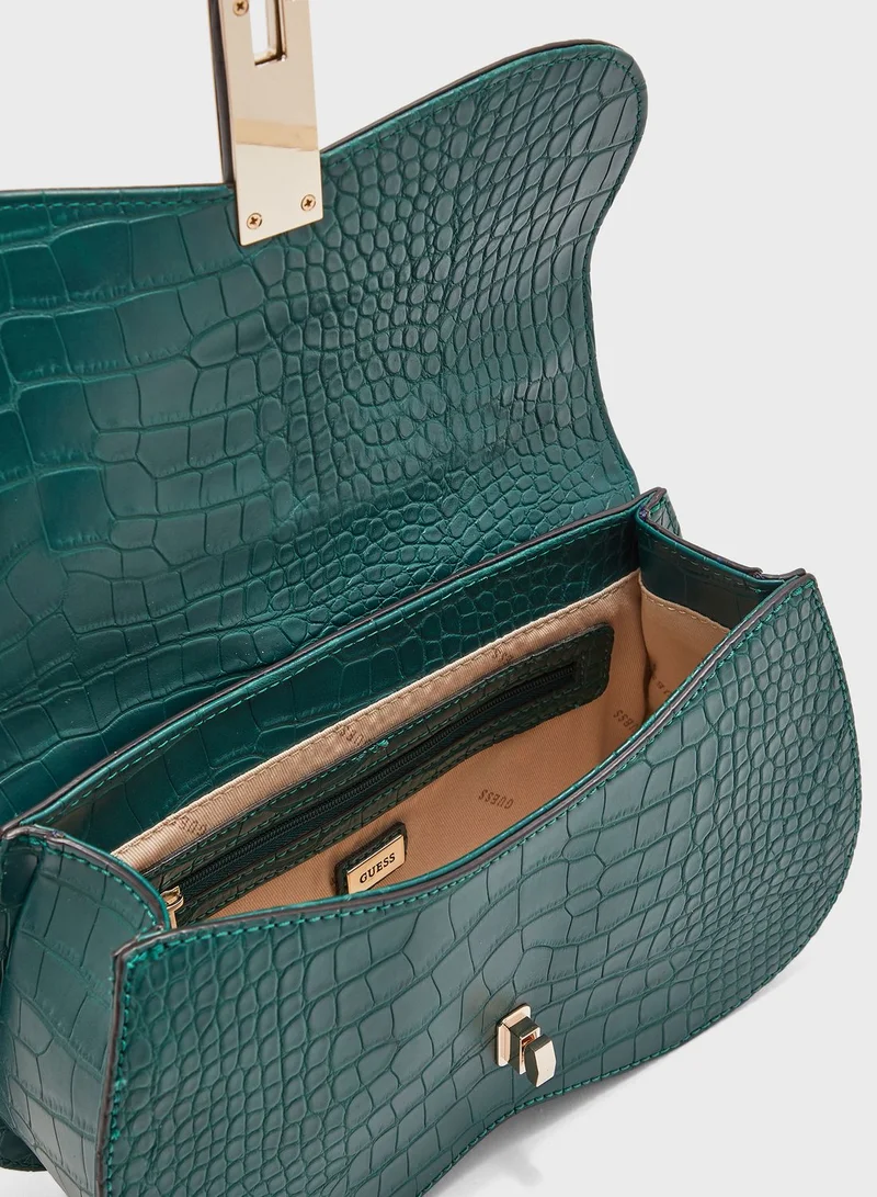 GUESS Asher Detach Drop Satchel