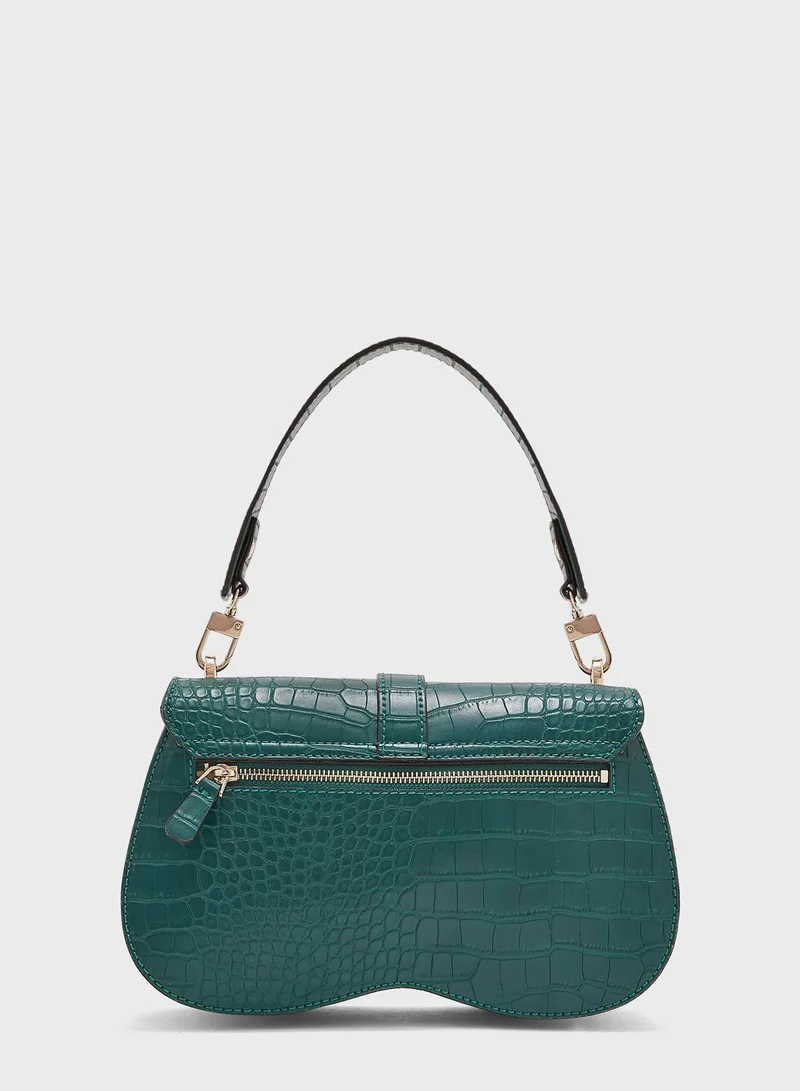 GUESS Asher Detach Drop Satchel
