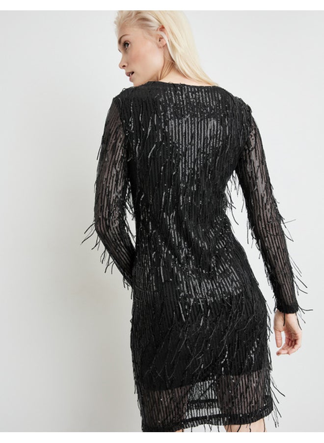 GERRY WEBER Glamorous dress with sequin fringes  - Image 4
