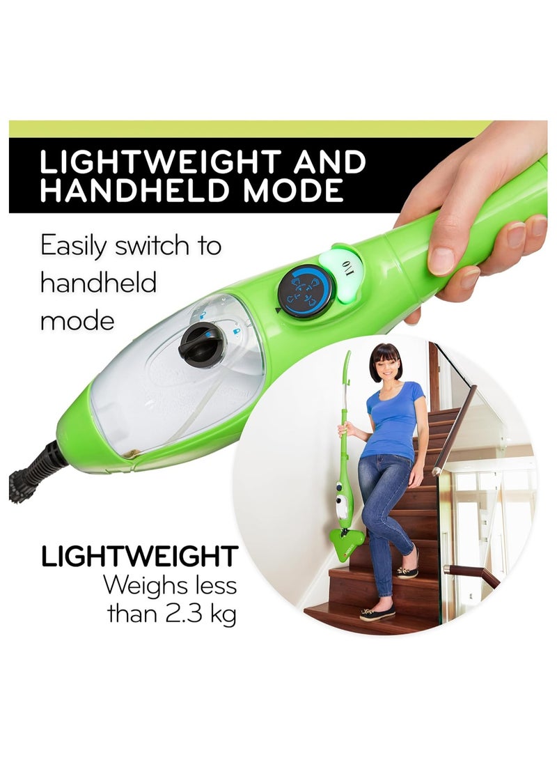 Dual Head Steam Mop and Handheld Steam Cleaner for Kitchen Floor Tiles Hardwood Floors Grout Cleaner Upholstery Carpet Cleaner 5*1 - Image 3