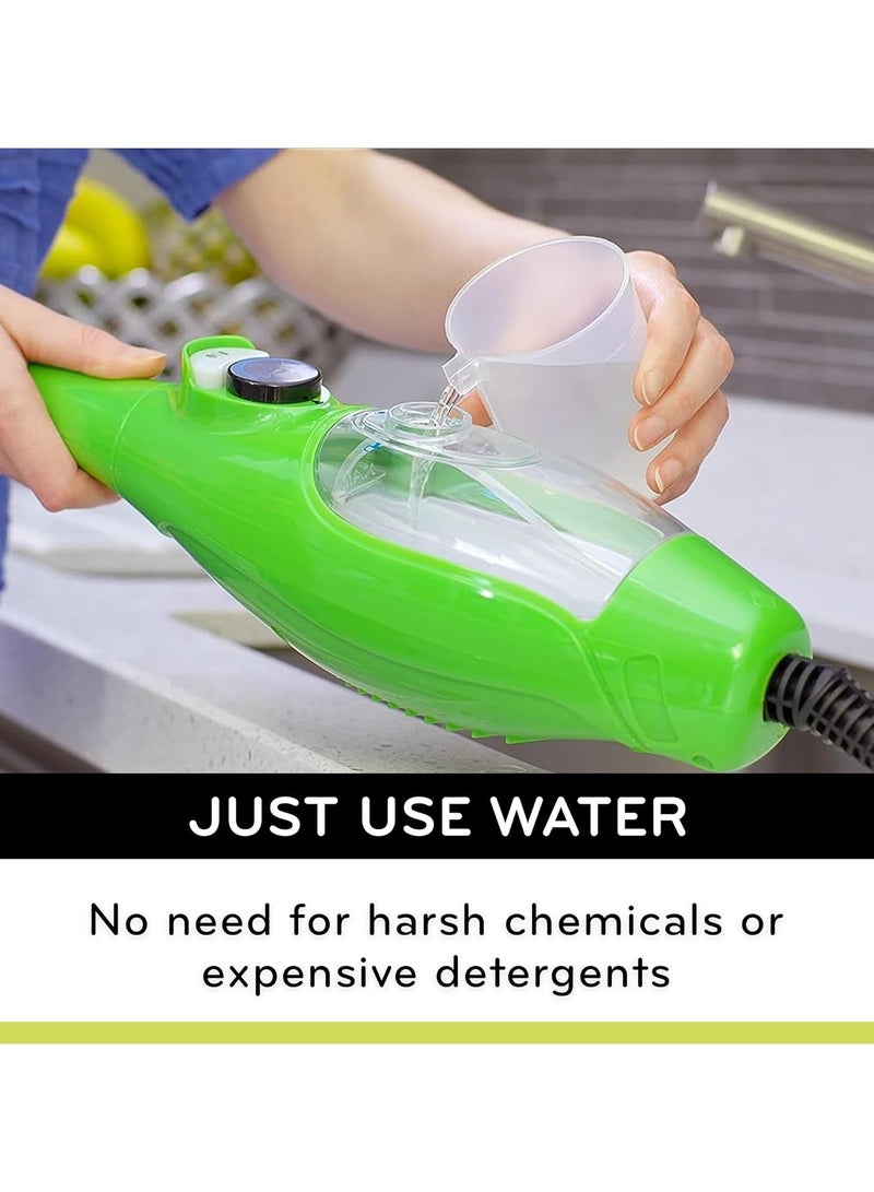 Dual Head Steam Mop and Handheld Steam Cleaner for Kitchen Floor Tiles Hardwood Floors Grout Cleaner Upholstery Carpet Cleaner 5*1 - Image 4