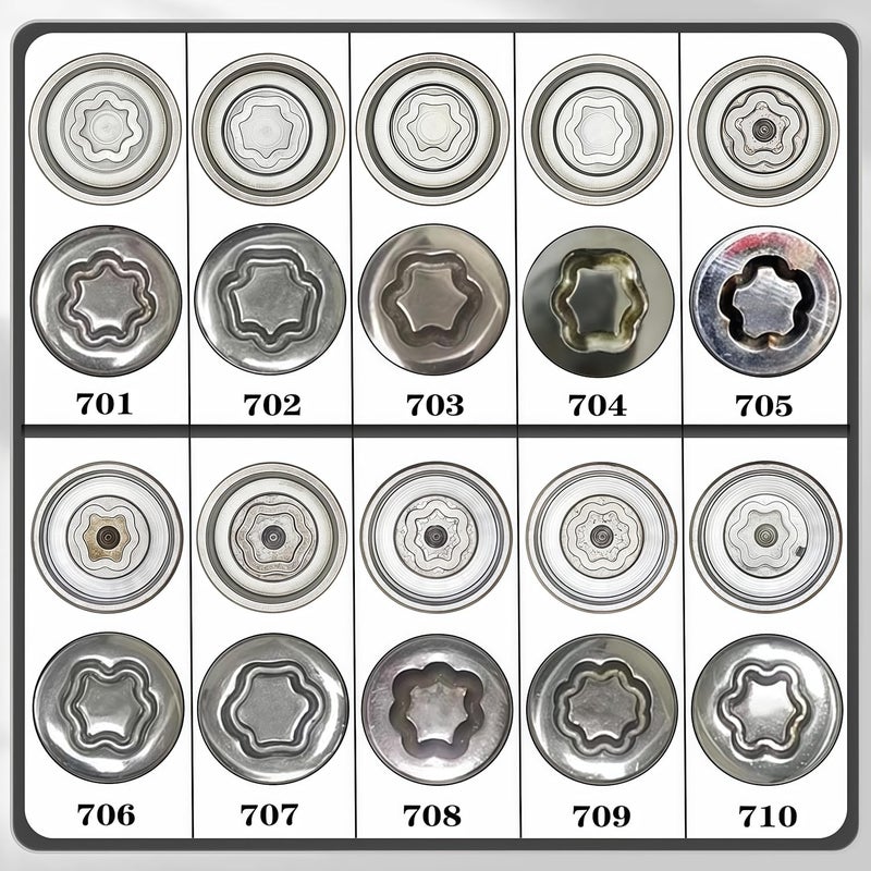 JEUCLEL مفتاح قفل العجلات JEUCLEL JL 709 لجيب JL - أداة إزالة صمولة العجلات المضادة للسرقة 27 مم - Image 3