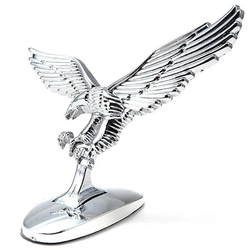 SmartFX SF SmartFix Eagle Car Front Hood Bonnet Emblem Sticker Metal Silver for Stylish Look of Your car, Universal - Image 1