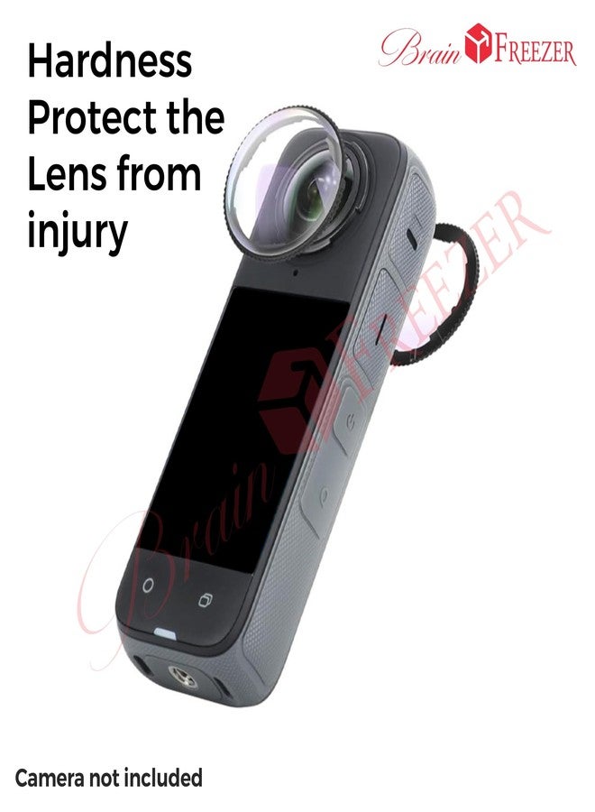 Brain Freezer Action Pro Premium Lens Guard Compatible with Insta360 One X4 Camera Accessories Scratch-Resistant Optical Coated High Transparency Lens Guard, Anti-Scratch Protectors Knob Mount - Image 3