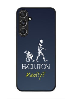 Rugged Black Edge case for Samsung Galaxy S23 FE, Custom Slim fit Flexible Anti Drop Thin Phone Case Cover - Evolution, Really (Grey)