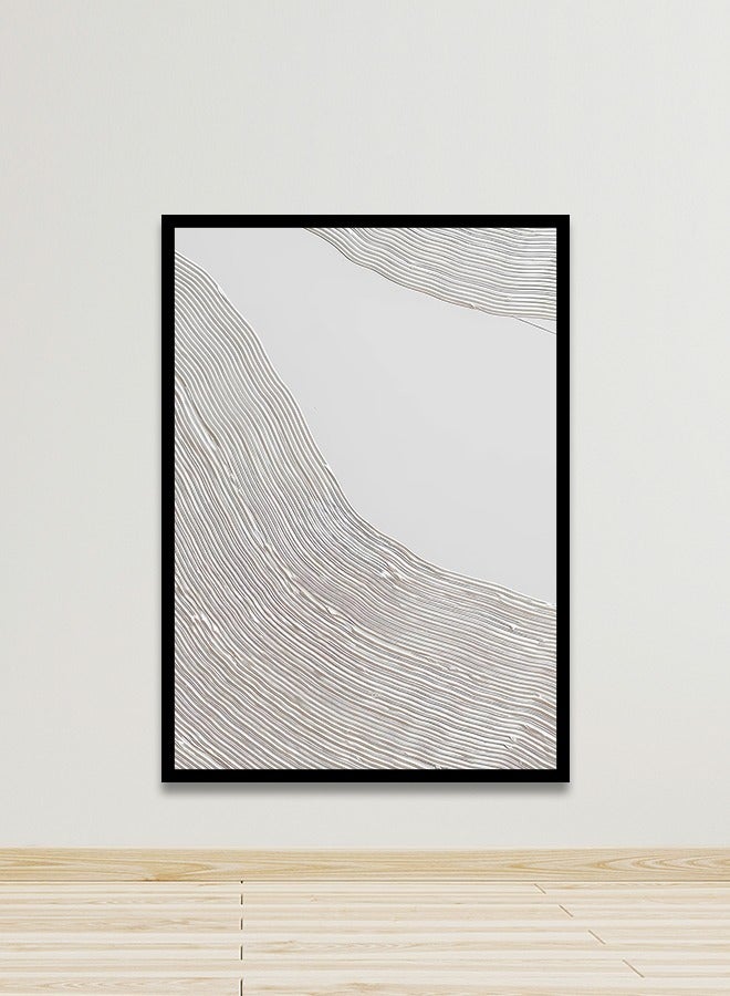 Marktna Canvas Wall Art For Wall Decoration Abstract Design With A Hollow Black Frame Size 120x80cm One Piece - Image 1