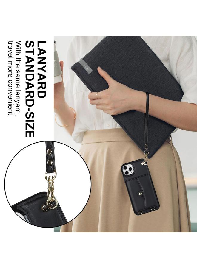 Zaboon Case For iPhone 11 Pro RFID Card Slot Phone Case with Long Lanyard - Image 4