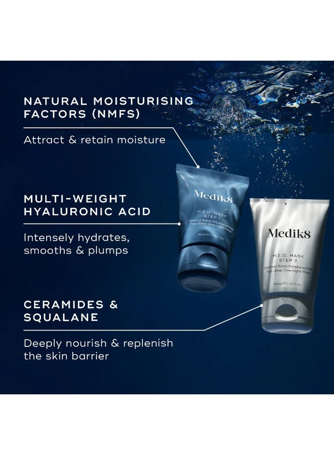 Medik8 H.E.O. Mask Two-Step Overnight Mask 50ml x2 - Image 2
