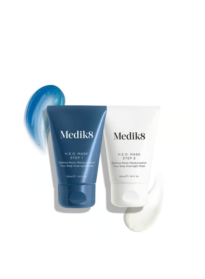 Medik8 H.E.O. Mask Two-Step Overnight Mask 50ml x2 - Image 1