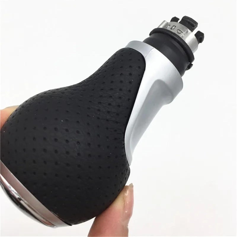 5/6 Speed Manual Gear Shift Knob Lever Stick Arm Pen Gaiter Boot Cover Case Compatible with Audi A4 S4 B8 8K A5 8T Q5 8R S Line 2007-2015(Red R123456 Cover) - Image 3