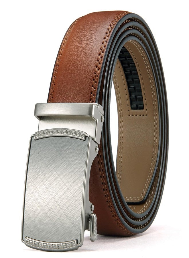 CHAOREN Mens Dress Belt - Mens Ratchet Belt Leather for Dress Pant - Micro Adjustable Belts Fit Everywhere - Image 1