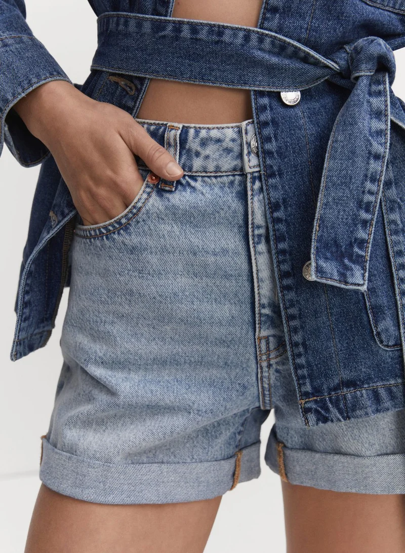 MANGO High Waist Short
