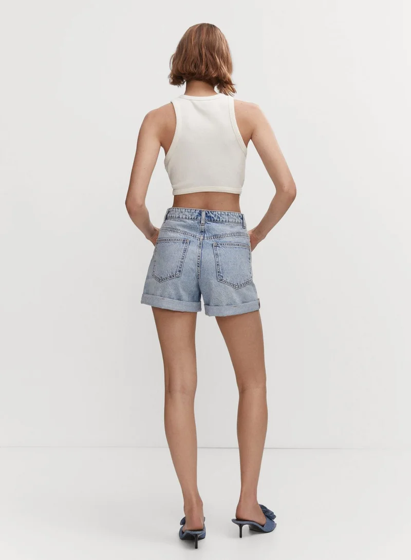 MANGO High Waist Short