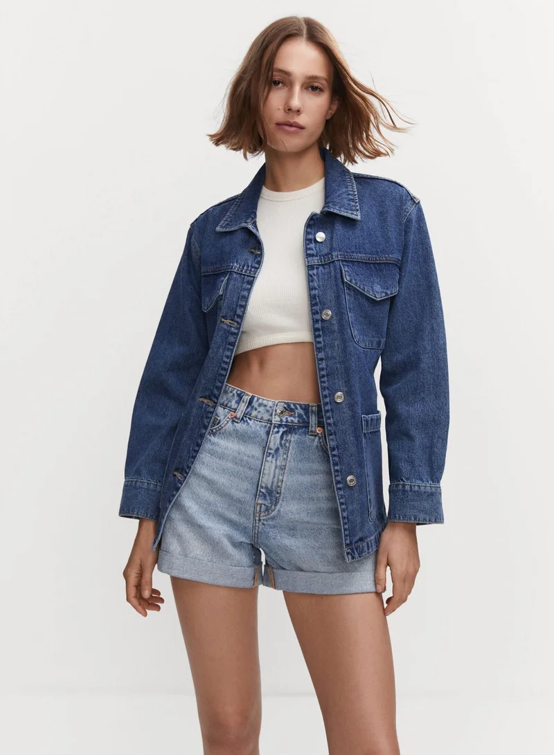 MANGO High Waist Short