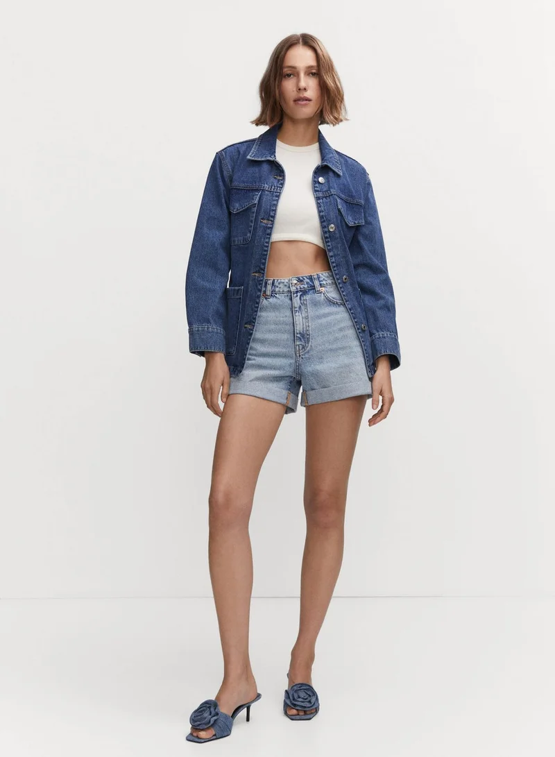 MANGO High Waist Short