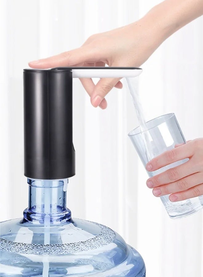 New Button Control Water Dispensers Electric Convenient Foldable Water Bottle Pump Portable Automatic Dispenser Pump for Home - Image 1