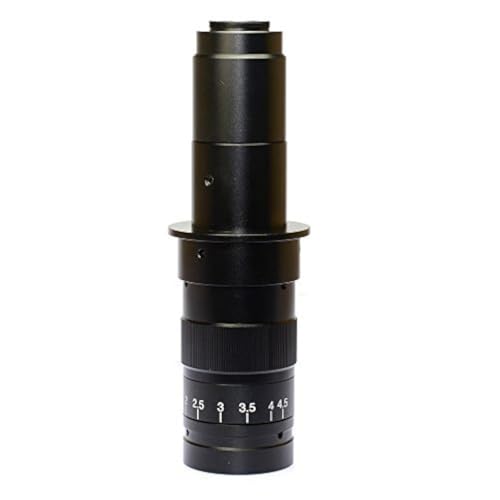 HAYEAR Monocular Max 180x Zoom C-Mount Glass Lens Adapter F/Industry Microscope Camera Objective - Image 1
