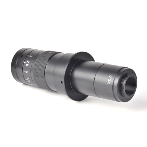 HAYEAR Monocular Max 180x Zoom C-Mount Glass Lens Adapter F/Industry Microscope Camera Objective - Image 5