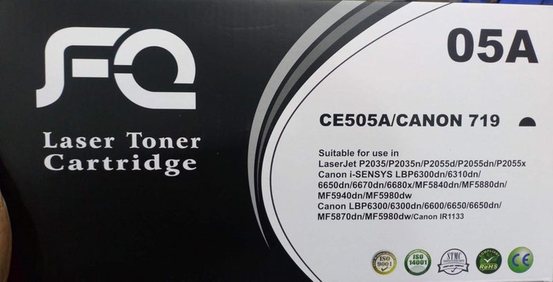 Toner LaserJet Compatible Printers 2035-2055 - Canon Printers - 3600-6310 - 6650-6670 - 5840-5880 - 5840-5980