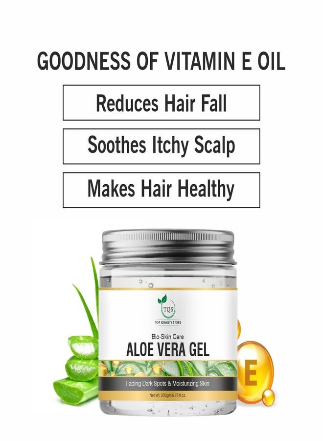 TQS Skin Care Aloe Vera Gel for Dark Spots and Moisturizing, 200g - Image 3