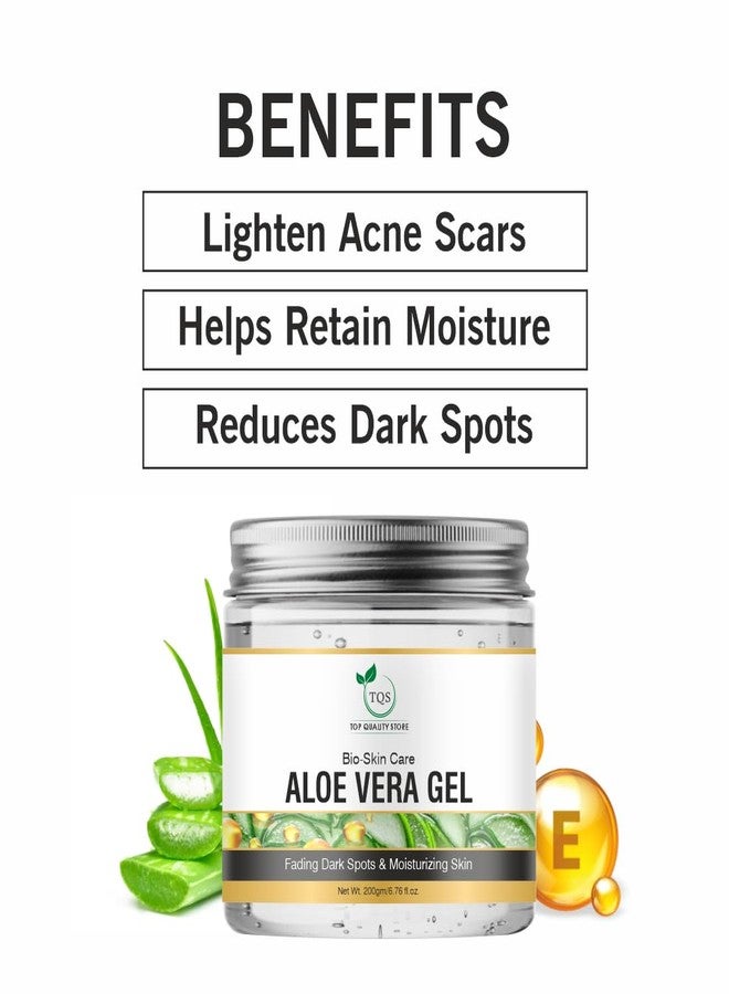 TQS Skin Care Aloe Vera Gel for Dark Spots and Moisturizing, 200g - Image 2