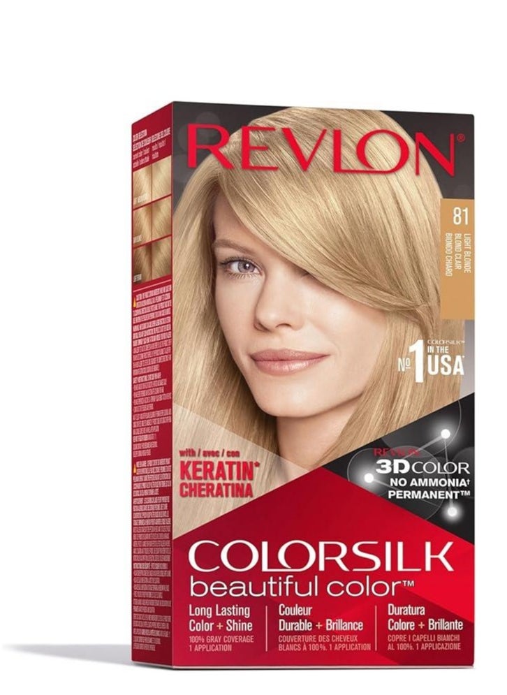 Revlon - Revlon Color Silk -Light Blonde  81 - Image 1