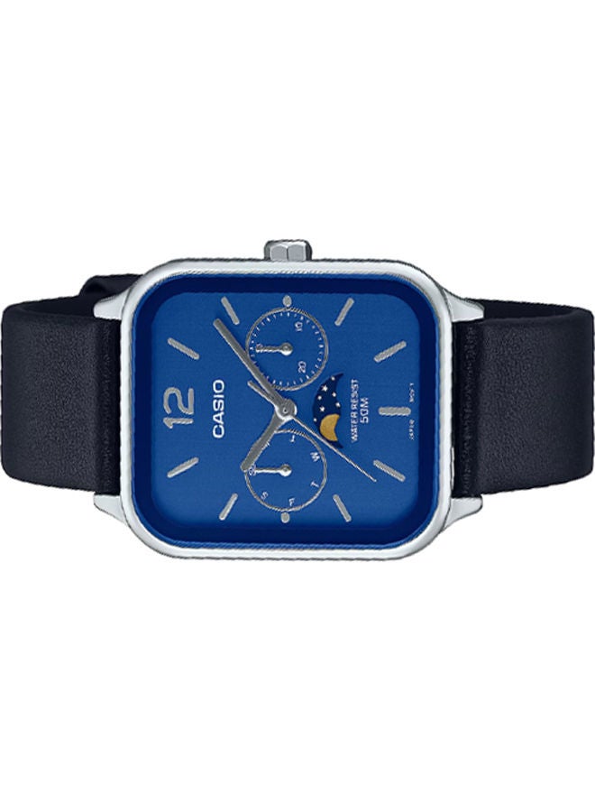 CASIO Leather Chronograph Watch MTP-M305L-2AVDF - Image 2