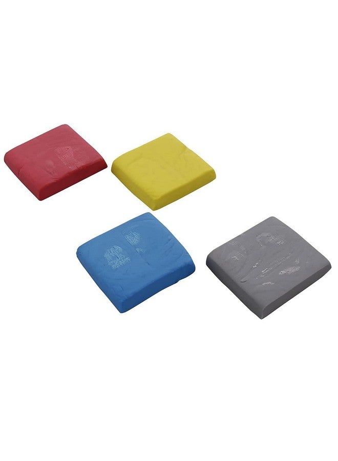 Qatalitic Kneadable Art Eraser Set of 4, Colorful Artist Kneaded Erasers for Drawing and Sketching - Image 1