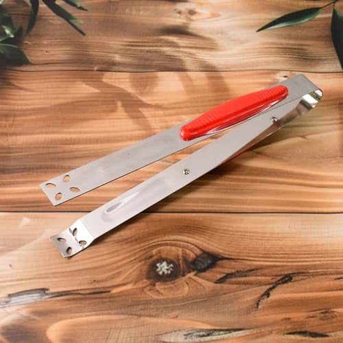 SUPERMOM Cooking Stainless Steel Tong for Kitchen 1 Pc – Multi-Purpose Tool for Frying, Serving, Ideal Chimta for Chapati, Salad, Snacks – Plucker for Ice & Sugar Cube, Durable for Food Prep & Cooking - Image 2