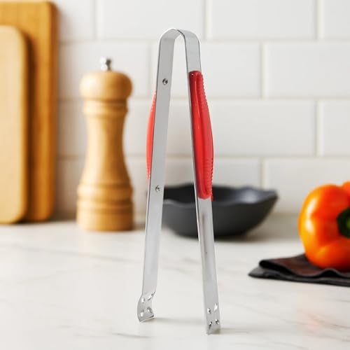 SUPERMOM Cooking Stainless Steel Tong for Kitchen 1 Pc – Multi-Purpose Tool for Frying, Serving, Ideal Chimta for Chapati, Salad, Snacks – Plucker for Ice & Sugar Cube, Durable for Food Prep & Cooking - Image 1