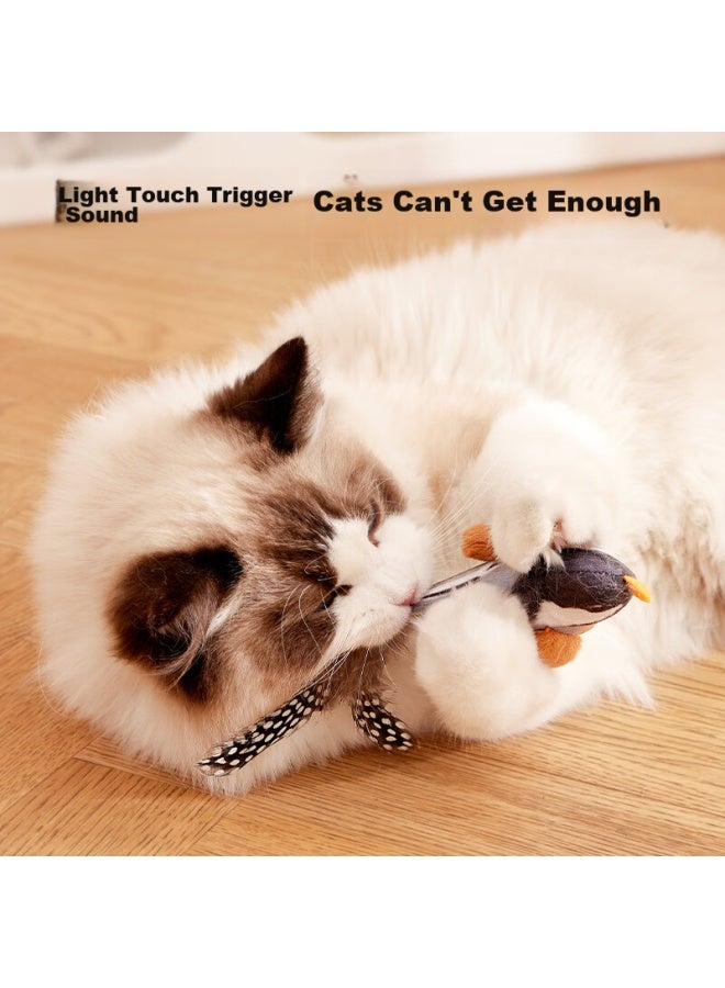 Zigman Cigeman Cat Toy, Interactive Wand, Realistic Bird-calling Toy, Self-entertaining Boredom Relief Device, Durable Chew Toy, Pet Supplies - Image 4